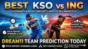 KSO vs ING Dream11 Prediction