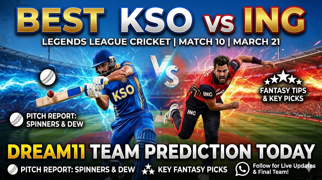 KSO vs ING Dream11 Prediction