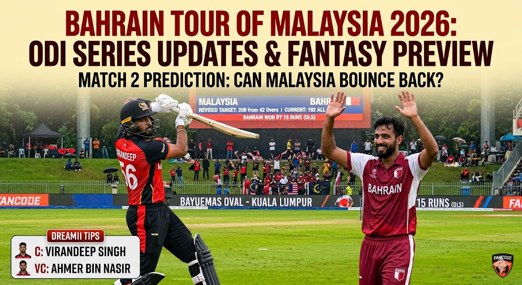 Malaysia vs Bahrain Dream11 Prediction