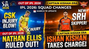 Nathan Ellis Ruled Out; Ishan Kishan Takes Charge of SRH!