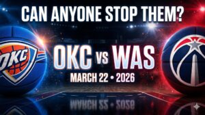 OKC Thunder vs Washington Wizards March 22 2026