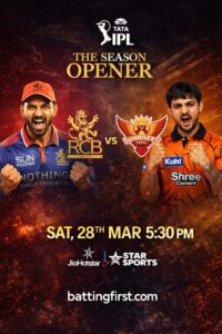 RCB vs SRH Dream11 Prediction
