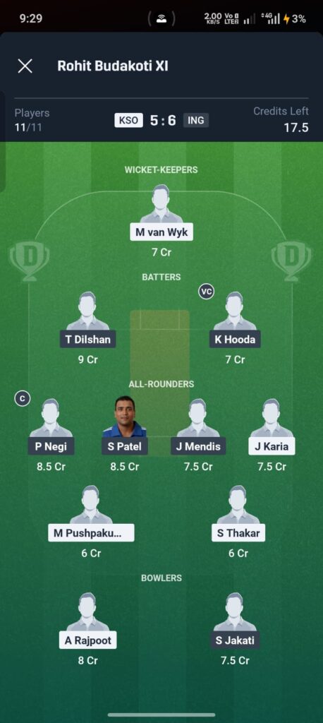 KSO vs ING Dream11 Prediction