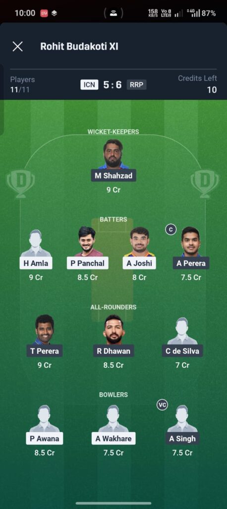 IC vs RRP Dream11 Prediction 