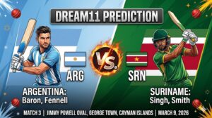 ARG vs SUR Dream11 Prediction