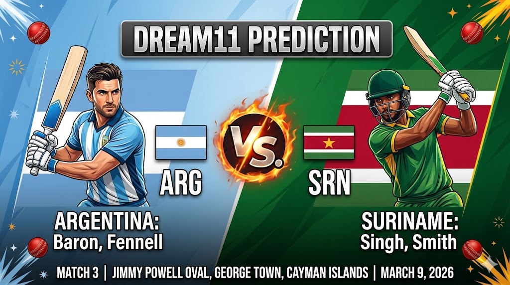 ARG vs SUR Dream11 Prediction
