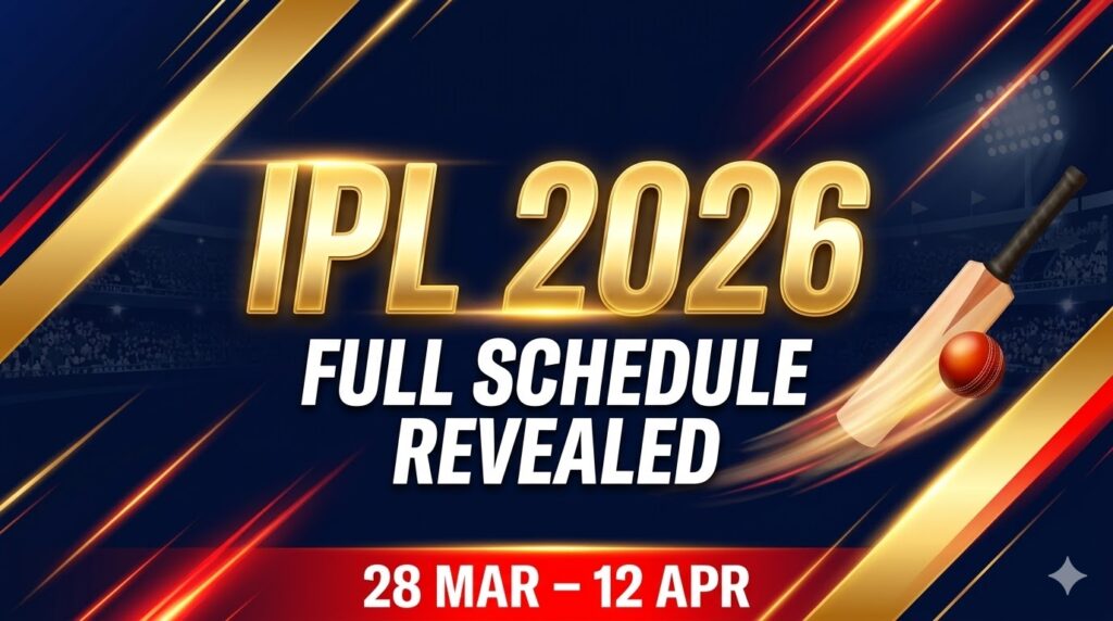 IPL 2026 Schedule