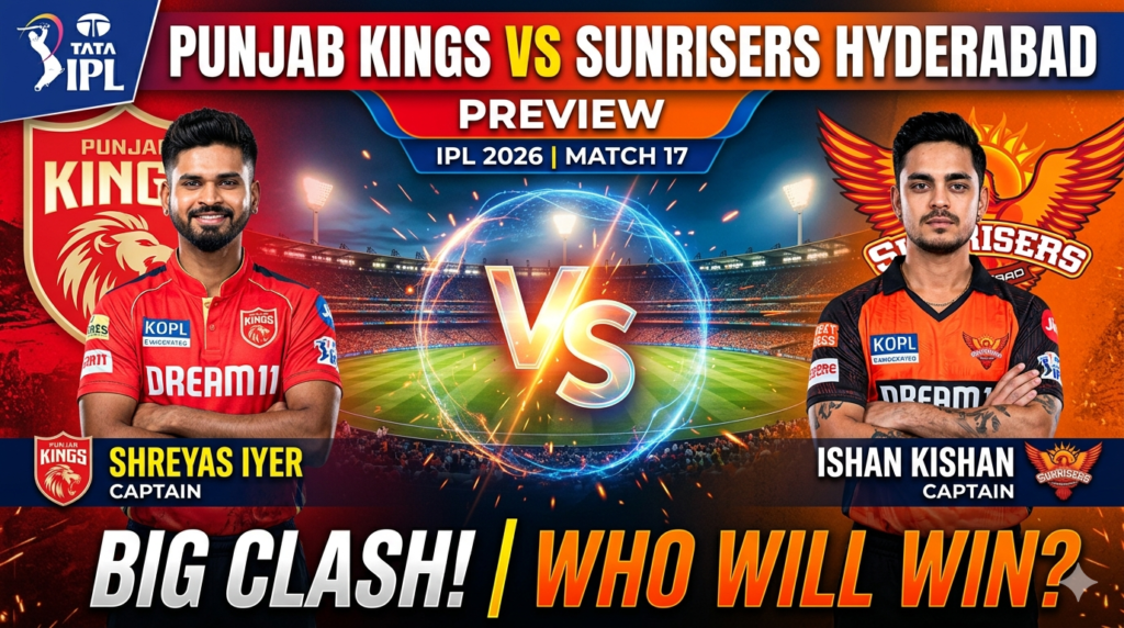Punjab Kings vs Sunrisers Hyderabad Preview
