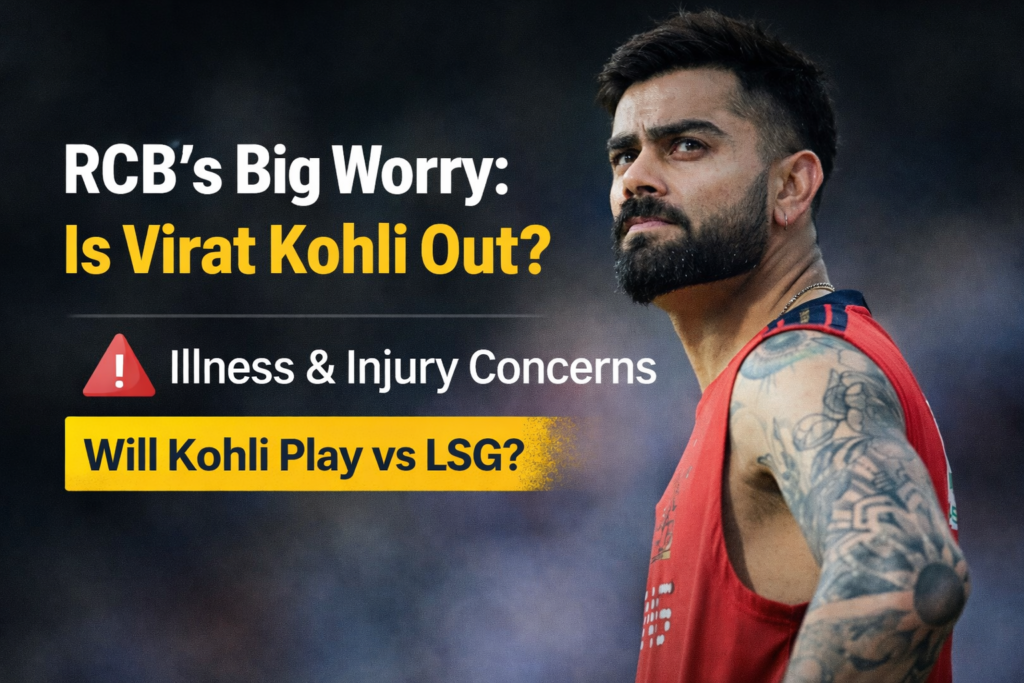Virat Kohli injury update