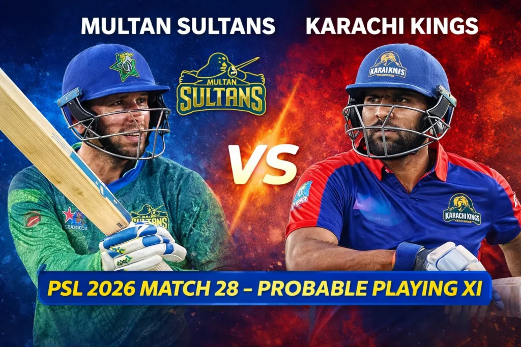 Check Multan Sultans vs Karachi Kings 