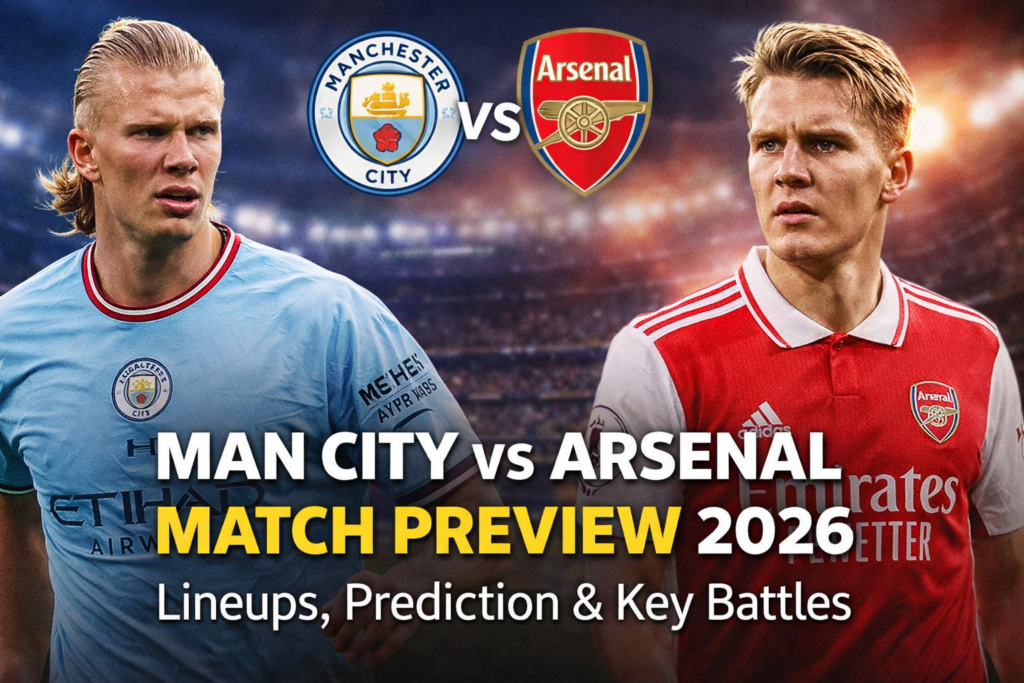  Manchester City vs Arsenal Match Preview 2026