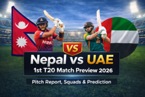 Nepal vs uae 1st T20 match today