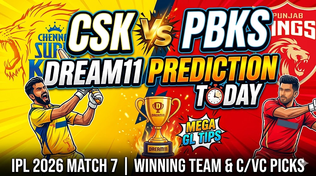CSK vs PBKS Dream11 Prediction Today