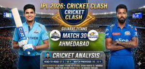 GT vs MI Dream11 Prediction Today Match 30 IPL 2026 — Gujarat Titans vs Mumbai Indians