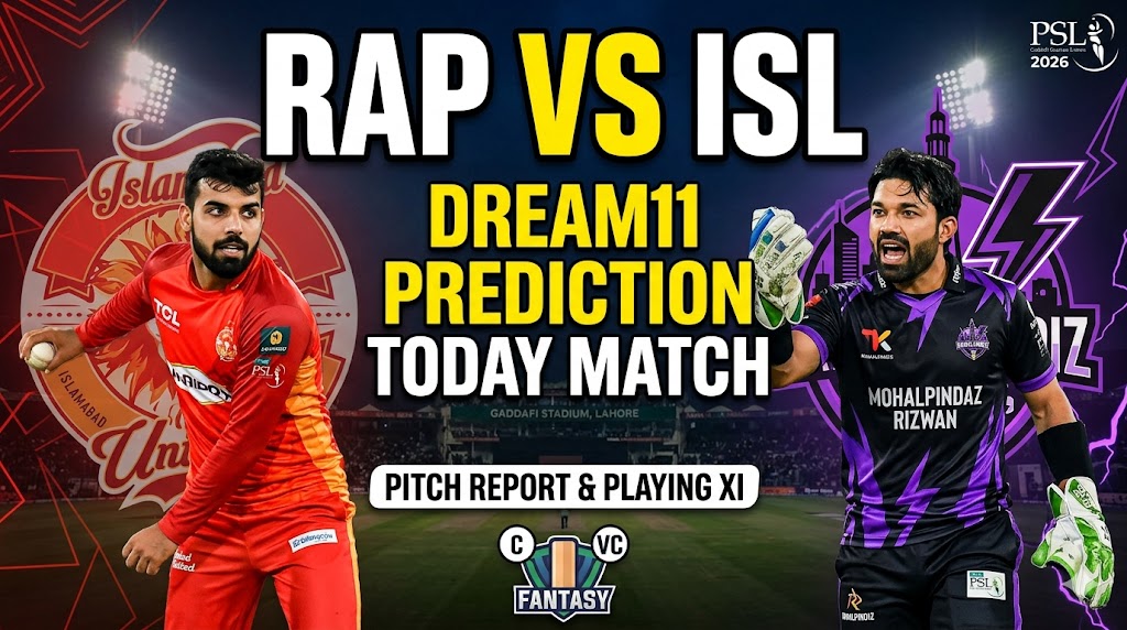 Islamabad United vs Rawalpindiz Dream11 Prediction