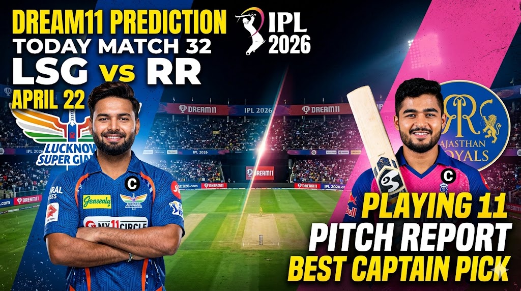 LSG vs RR Dream11 Prediction Today Match