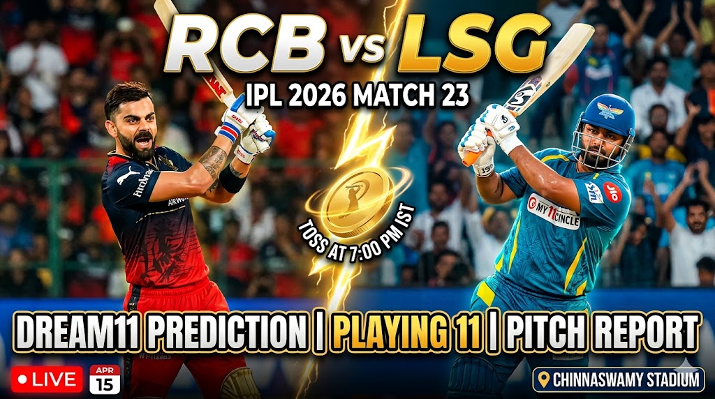 RCB vs LSG Dream11 Prediction
