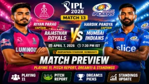 RR vs MI IPL 2026 Match 13