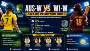 AUS-W vs WI-W Dream11 Prediction Today