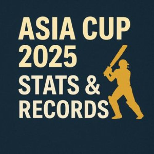 Asia Cup 2025 Stats & Records